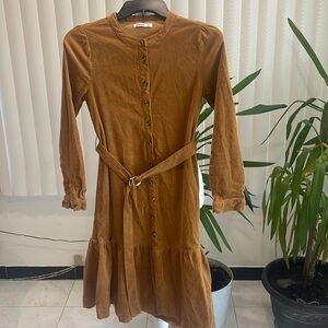 Kidichic corduroy long sleeve dress for girls size 18. Excellent condition.